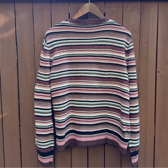 Les Serein | Stitch Fix Fabiolina V Neck Pink Stripe Cardigan NWT Size XL - Picture 10 of 15